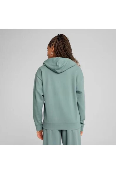 PUMA KADIN SCRIPT COMFORT HOODİE EŞOFMAN ÜST 68498330 - 5