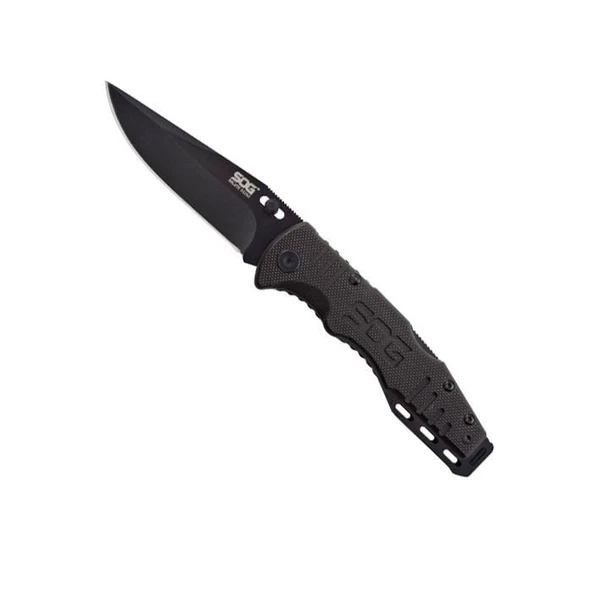 SOG FK1101 Salute Mini-Satin Siyah Katlanır Çakı