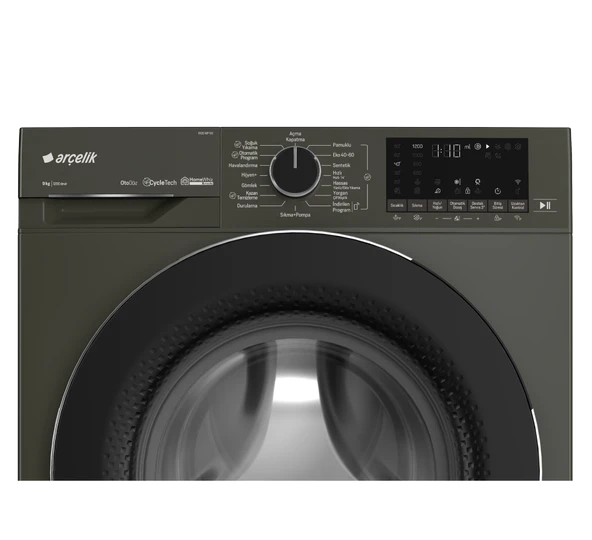 Arçelik 9120 MP OG Autodose 9 kg Çamaşır Makinesi - 5