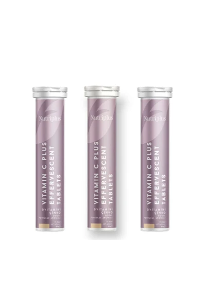 Farmasi Nutriplus Vitamin C Efervesan Tabletx 3 Adet ürün görseli 1