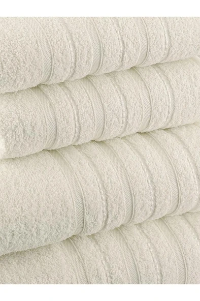 4 Lü Banyo Havlusu Seti Dora - 70x140 - 4