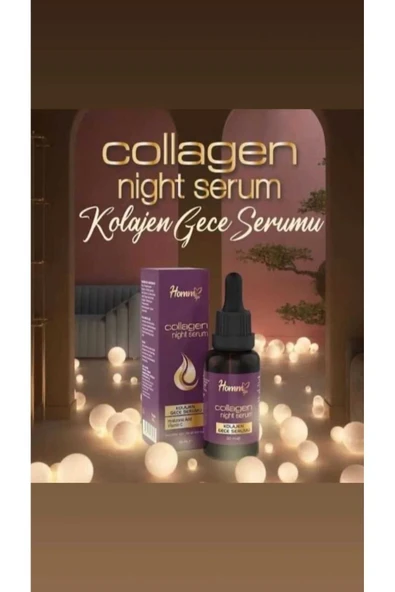 Homm Life Kolajen Gece Serumu 30 ml Tüm Cilt Tipleri İçin