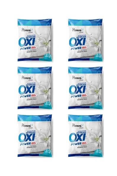 Homm Clean Oxi Power 500 Gr Leke Çıkarıcı 6 Paket