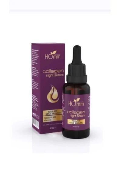 Homm Life Kolajen Gece Serumu 30 ml Tüm Cilt Tipleri İçin - Resim 3
