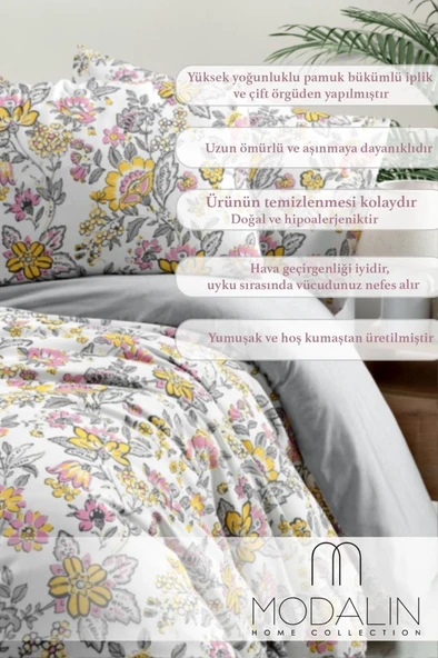 Flora Çift Kişilik Nevresim Takımı - 2