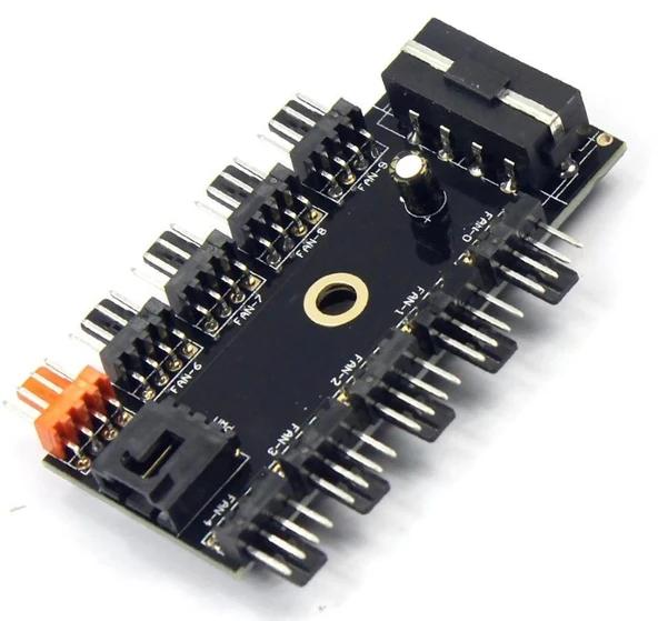 4337 10 Port Fan Power Ide Switch Pwm Çoklayıcı - 5