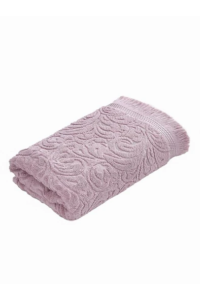 Esra Jakarlı Banyo Havlusu 70x140 Cm Gül Kurusu 70x140