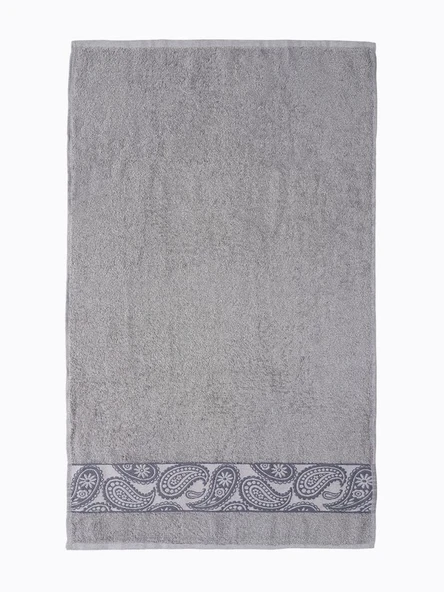 4 lü Pamuk Şal Havlu Seti Jakarlı Yumuşak Doku - Renkli 50x90 cm - 7