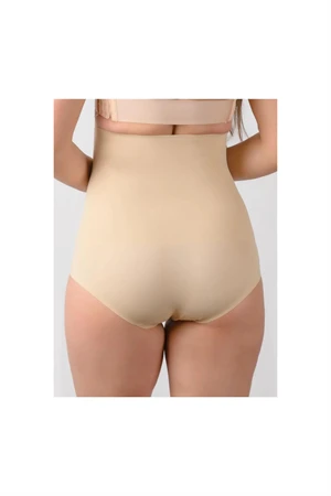 2 Beden İncelten İz Yapmayan Lazer Kesim Yüksek Bel Slip Korse - 2