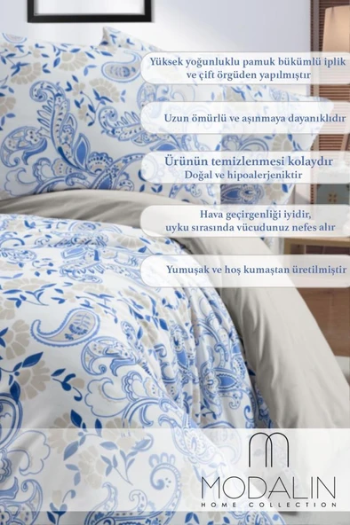 Tek Kişilik Nevresim Takımı Çok Renkli - 160x220 - 2
