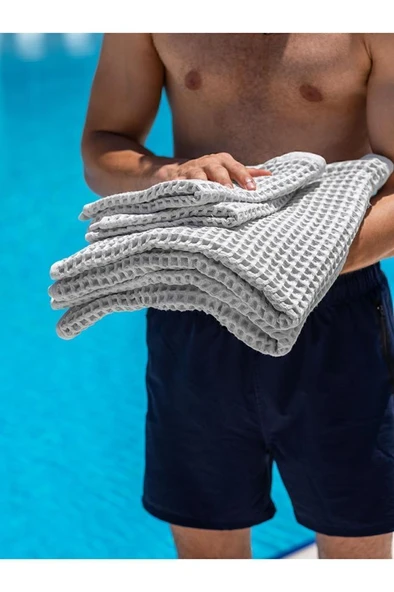 Plaj Havlusu 4 Lü Havlu Takımı Torshon Korent 40x80 - 70x140 - 6