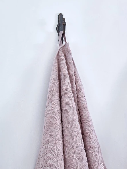 Esra Jakarlı Banyo Havlusu 70x140 Cm Gül Kurusu 70x140 - 3