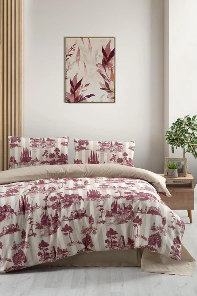 Tek Kişilik Nevresim Takımı Helena Krem - 160x220 - 3