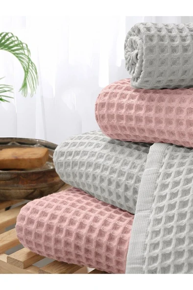 Plaj Havlusu 4 Lü Havlu Takımı Torshon Korent 40x80 - 70x140 - 5