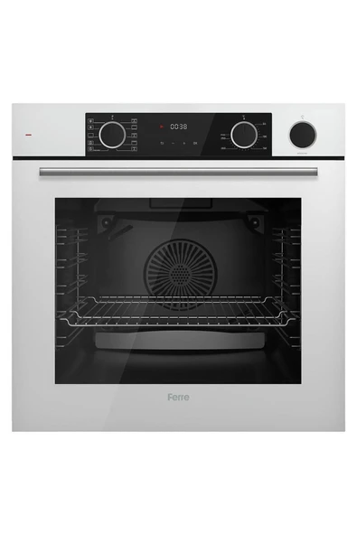Ferre SteamArt FryArt Beyaz Ankastre Fırın XE64CB