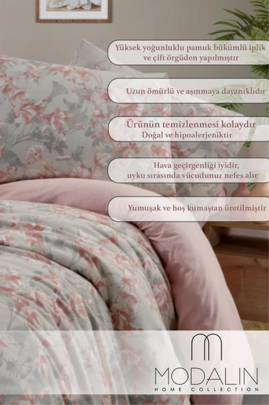 Tek Kişilik Nevresim Takımı Lıly - 160x220 - 2