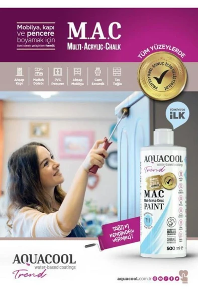 M.a.c Hobi Boyası Su Bazlı Akrilik Metalik Boya- 902 Altın Gold - 2