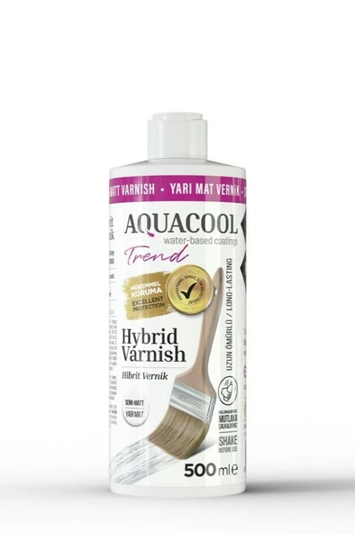 Hibrit Vernik Yarı Mat 500ml