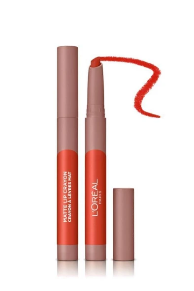 Loreal Paris Ruj Kalem Matte Lıp Crayon 110 Caramel Rebel