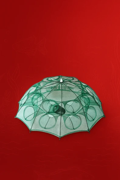 Balık Tuzağı 16 Cepli Büyük Boy Balık Yakalama Filesi ürün görseli