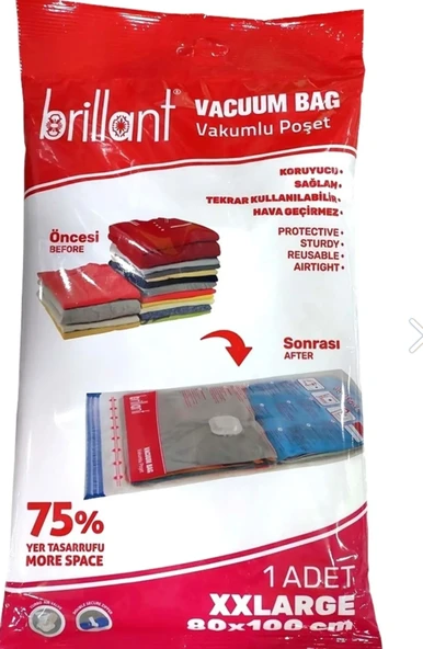 Brillant marka Vakumlu Poşet
