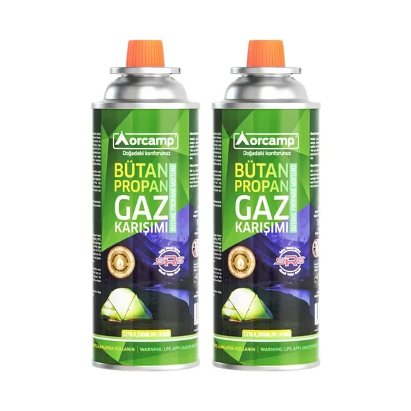 Orcamp KTS-227 Butan Propan Gaz Kartuşu - 2