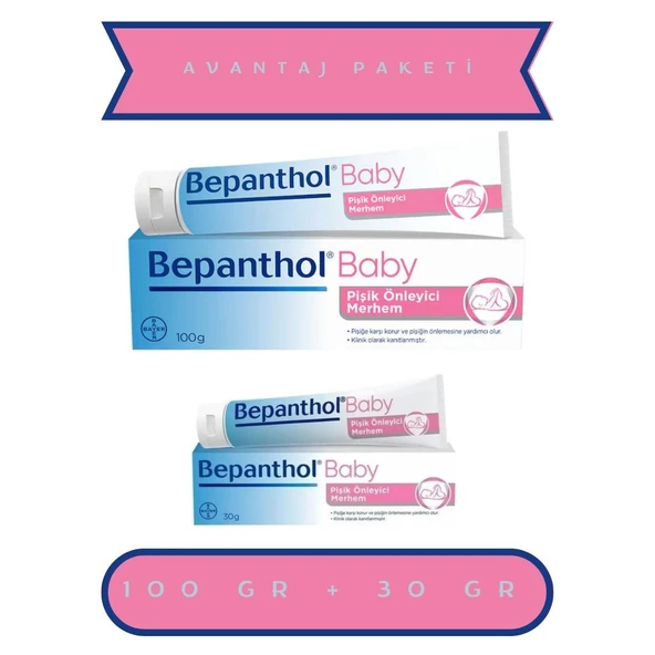 Bepanthol Baby Pişik Önleyici Merhem 30g+100gr.