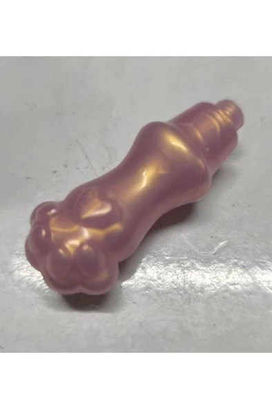 Mum Mühürü Sapı Kedi Patisi Model Sentetik Reçine Sedef Pembe M8 - Resim 4