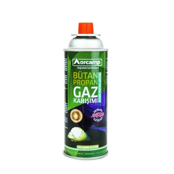 Orcamp KTS-227 Butan Propan Gaz Kartuşu