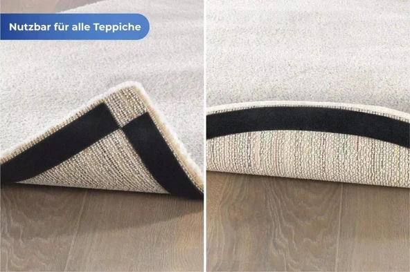 Saban 2'li Kaymaz Halı Bandı – Yapışkanlı, 200 x 4 cm, Kesilebilir Halı Kaydırmaz Şerit - 3