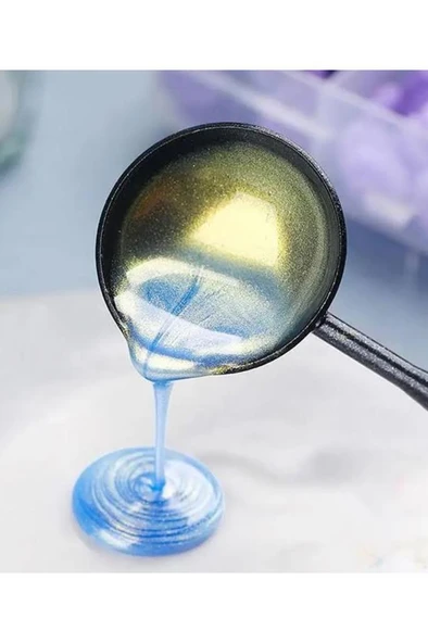 Ahşap Sap Mum Mühürü Eritme Kaşığı Teflon Kaplama Yapışmaz Yüzey - Resim 4