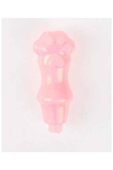 Mum Mühürü Sapı Kedi Patisi Model Sentetik Reçine Sedef Pembe M8 ürün görseli