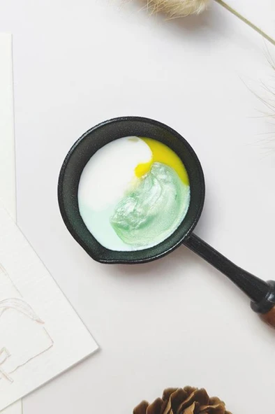 Ahşap Sap Mum Mühürü Eritme Kaşığı Teflon Kaplama Yapışmaz Yüzey - Resim 5