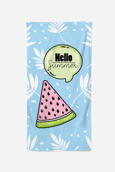 MoveBeach Desenli Plaj Havlusu, Banyo Havlusu - 2