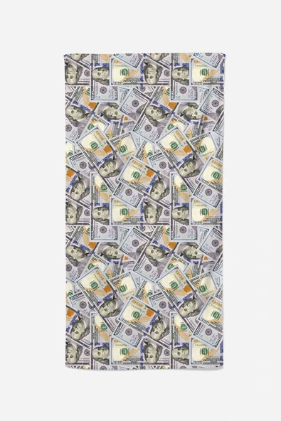 MoveBeach Dolar Desenli Plaj Havlusu, Banyo Havlusu - Resim 2