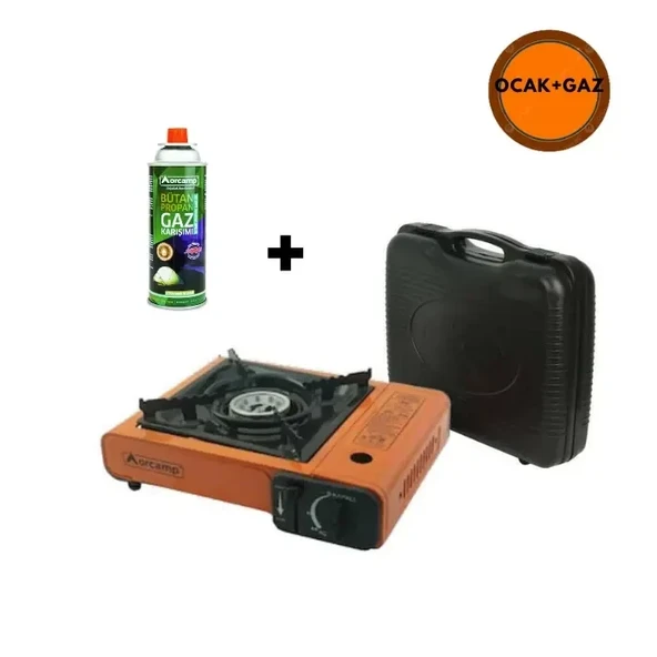 Orcamp CK-505 Taşınabilir Kartuşlu Ocak + 1 Adet Gaz