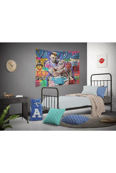 move home Desenli Kumaş Duvar Örtüsü,duvar Halısı - 4