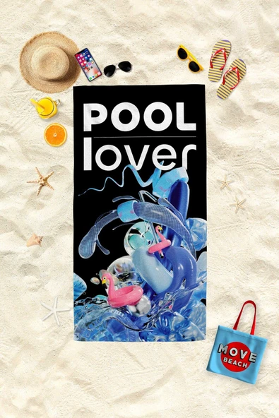 MoveBeach Desenli plaj Havlusu