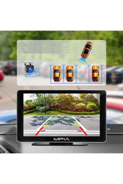 Mpia M88D 128GB Araç Içi Kamera Android Auto Apple Car Play Arka Geri Görüş Kamera 7" 4K - 4