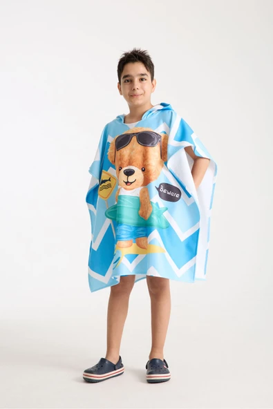 MoveBeach Çocuk Panço Plaj Havlusu 8-12 Yaş ürün görseli 1