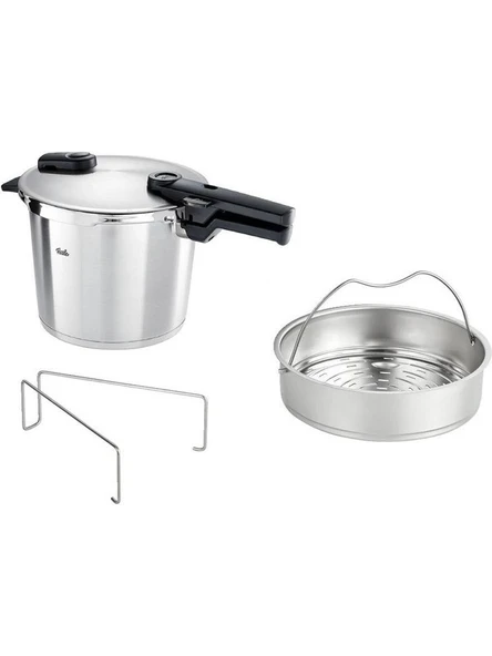 Fissler - Vitaquick Black Düdüklü Tencere 6 Lt