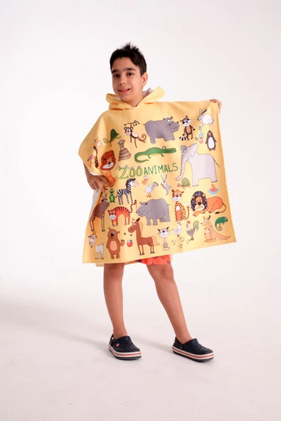 MoveBeach Çocuk Panço Plaj Havlusu - Resim 2