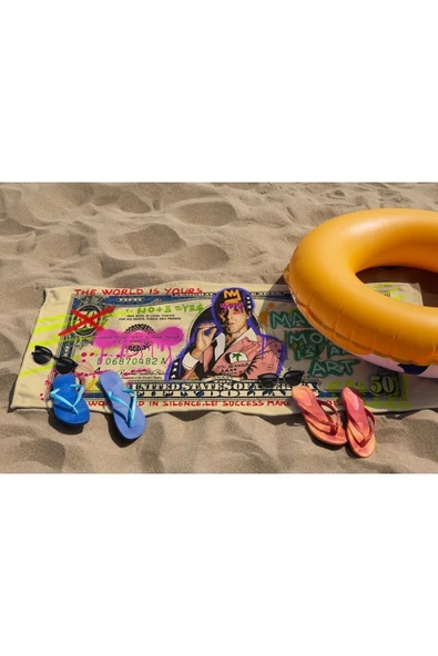 MoveBeach desenli plaj havlusu - 3
