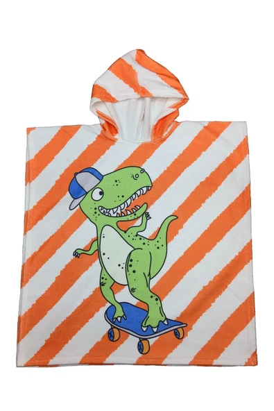 MoveBeach Çocuk Bornoz Havlu Panço - 2