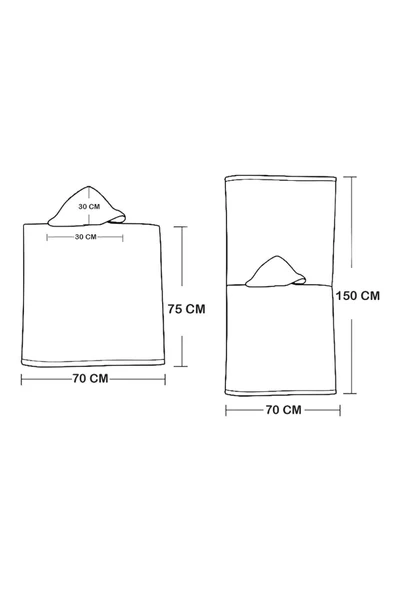 MoveBeach Çocuk Panço Plaj Havlusu 8-12 Yaş - 6