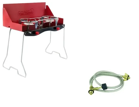 Orcamp K-629-60 Çift Ocaklı Çantalı Kamp Ocağı