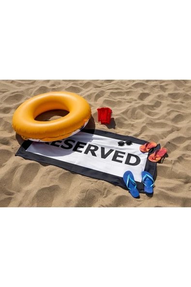 MoveBeach Desenli Plaj Havlusu, Banyo Havlusu - 5