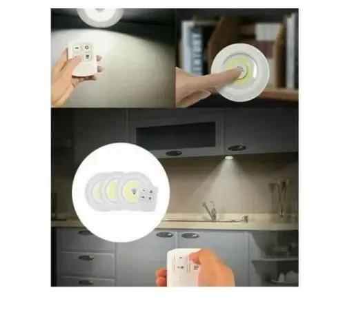 Watton Wt-364 Uzaktan Kumandalı yapışkanlı Led Spot Lamba - 4