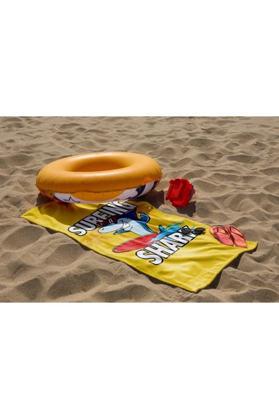 MoveBeach Desenli Çocuk Plaj Havlusu - 3