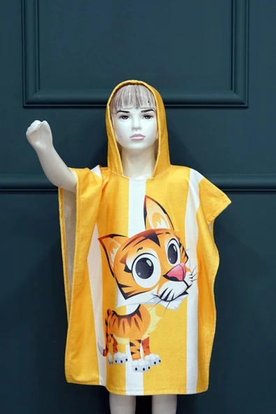 MoveBeach Çocuk Bornoz Havlu Panço